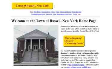 The town of Russell NY